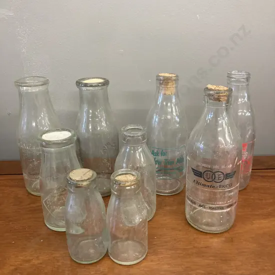 Vintage Milk Bottles